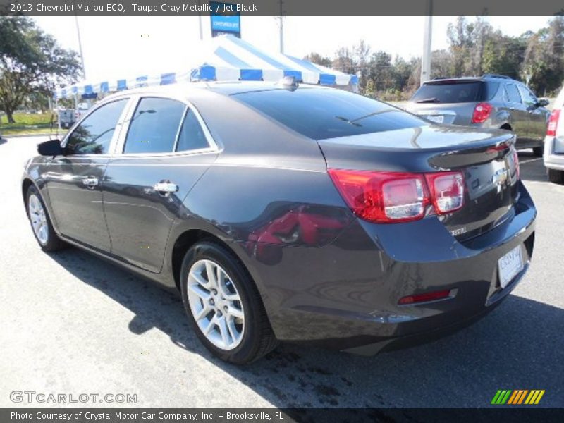 Taupe Gray Metallic / Jet Black 2013 Chevrolet Malibu ECO