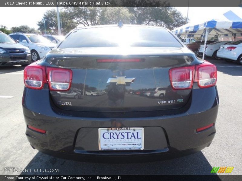 Taupe Gray Metallic / Jet Black 2013 Chevrolet Malibu ECO
