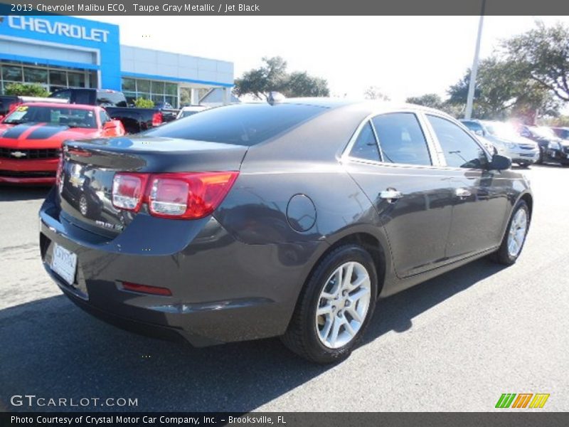 Taupe Gray Metallic / Jet Black 2013 Chevrolet Malibu ECO