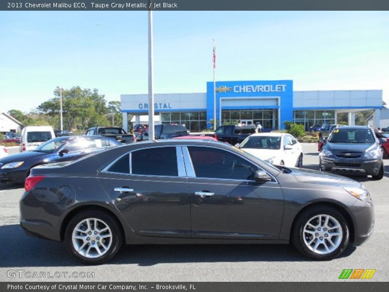 Taupe Gray Metallic / Jet Black 2013 Chevrolet Malibu ECO