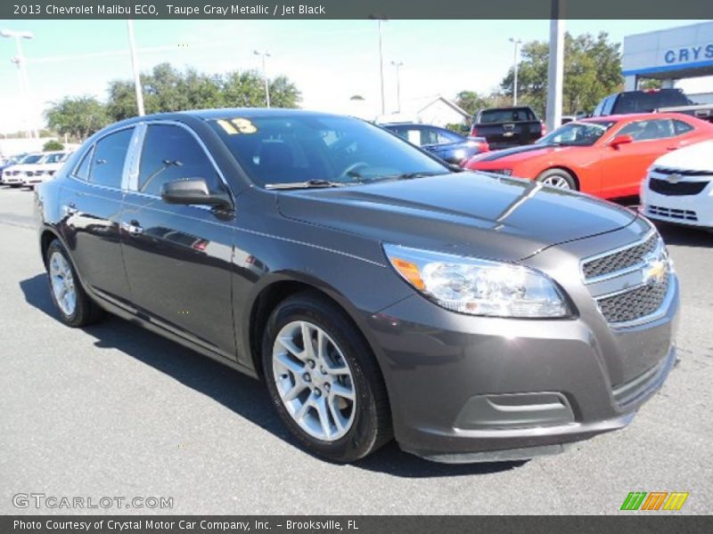 Taupe Gray Metallic / Jet Black 2013 Chevrolet Malibu ECO