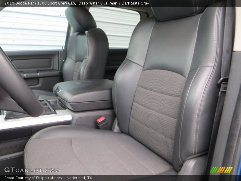 Deep Water Blue Pearl / Dark Slate Gray 2010 Dodge Ram 1500 Sport Crew Cab