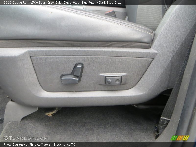 Deep Water Blue Pearl / Dark Slate Gray 2010 Dodge Ram 1500 Sport Crew Cab
