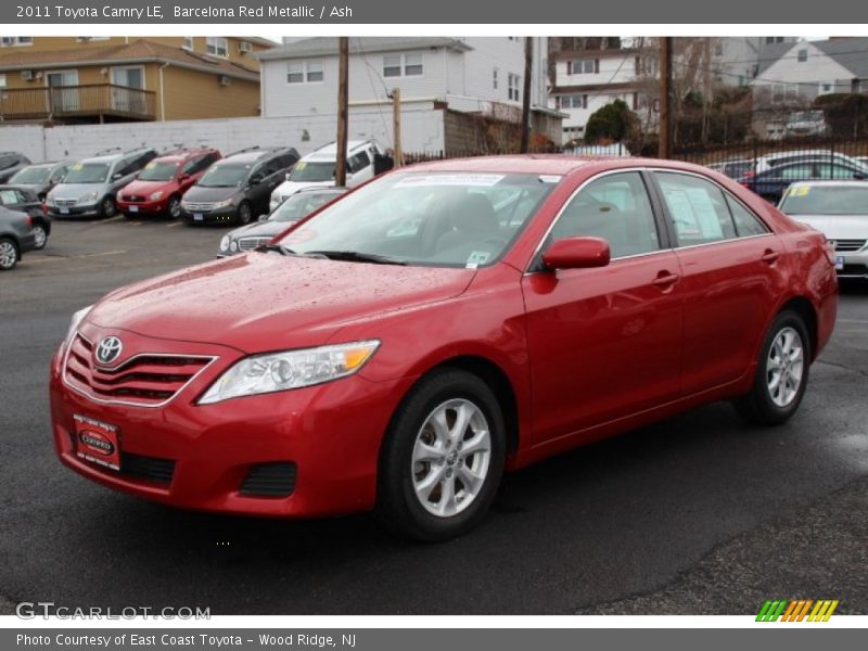 Barcelona Red Metallic / Ash 2011 Toyota Camry LE