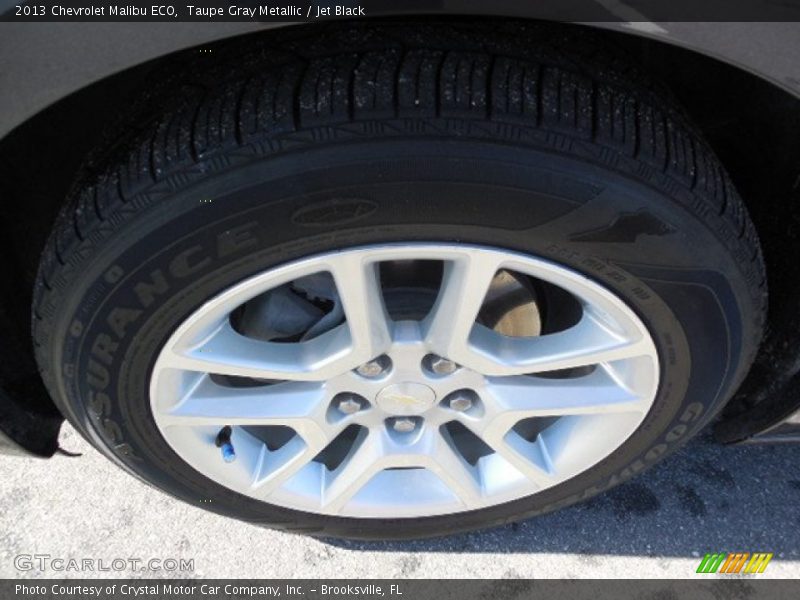 Taupe Gray Metallic / Jet Black 2013 Chevrolet Malibu ECO