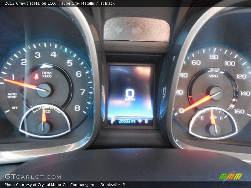 Taupe Gray Metallic / Jet Black 2013 Chevrolet Malibu ECO
