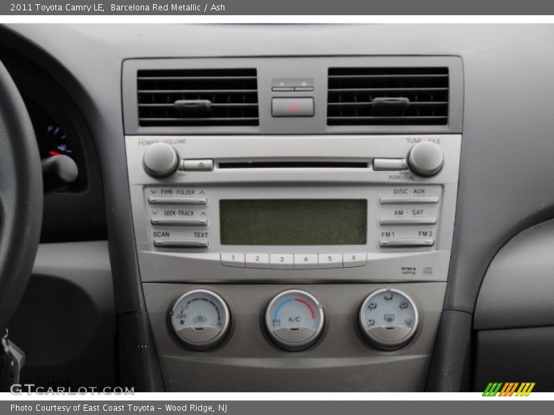 Barcelona Red Metallic / Ash 2011 Toyota Camry LE