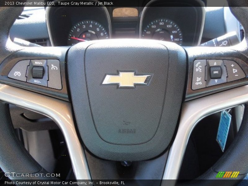 Taupe Gray Metallic / Jet Black 2013 Chevrolet Malibu ECO