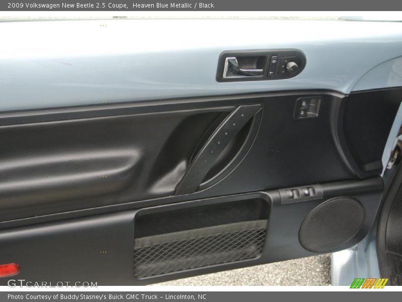 Heaven Blue Metallic / Black 2009 Volkswagen New Beetle 2.5 Coupe
