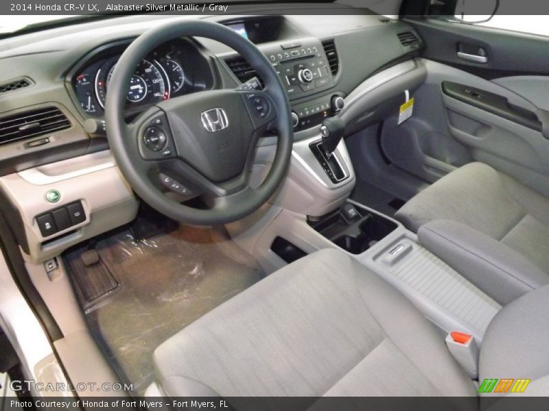 Alabaster Silver Metallic / Gray 2014 Honda CR-V LX