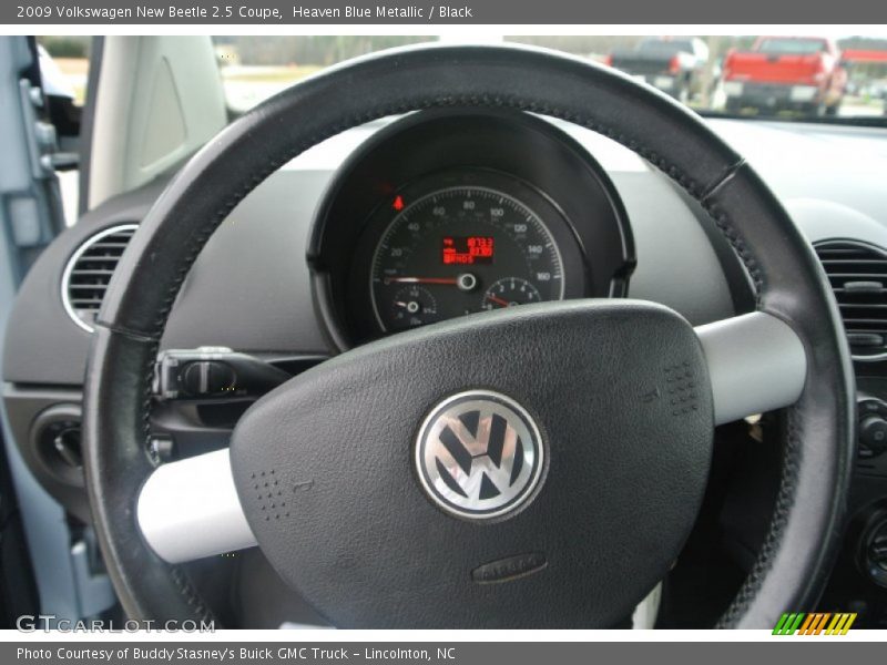 Heaven Blue Metallic / Black 2009 Volkswagen New Beetle 2.5 Coupe