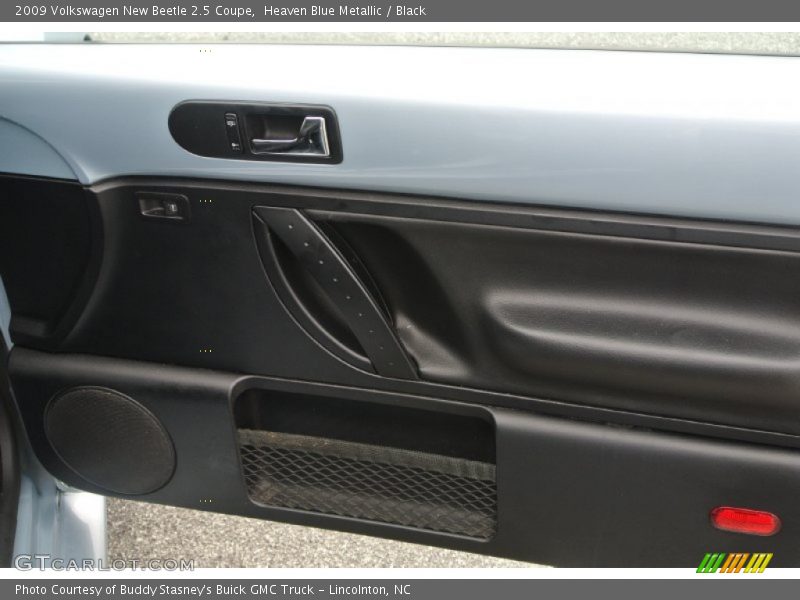 Heaven Blue Metallic / Black 2009 Volkswagen New Beetle 2.5 Coupe