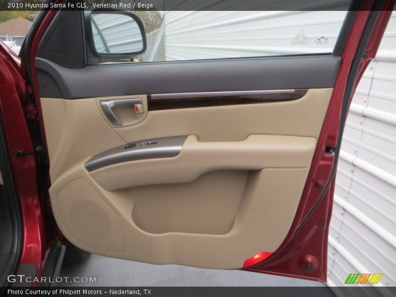 Venetian Red / Beige 2010 Hyundai Santa Fe GLS