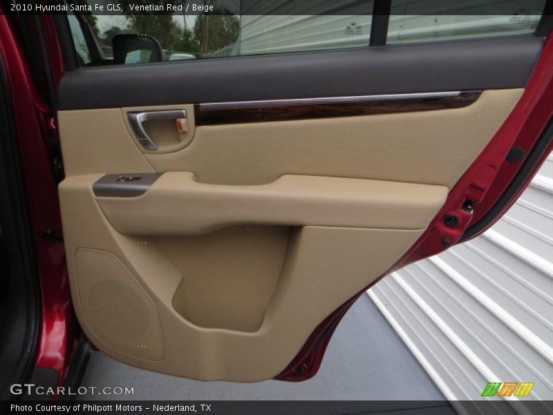 Venetian Red / Beige 2010 Hyundai Santa Fe GLS