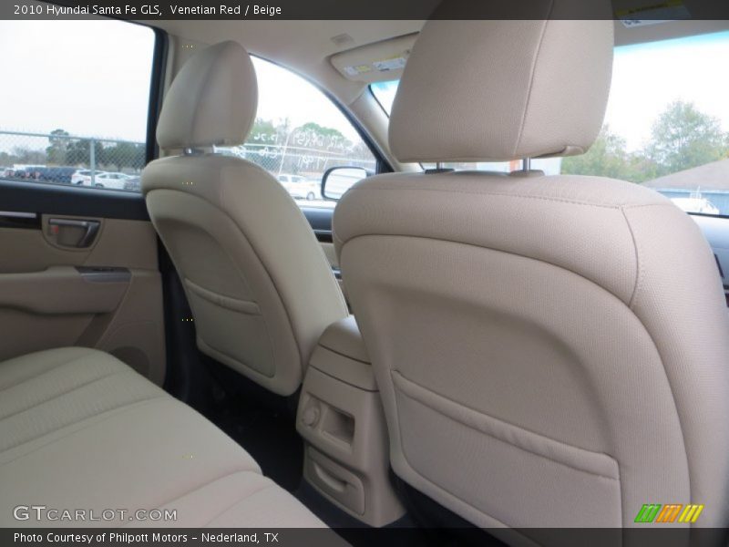 Venetian Red / Beige 2010 Hyundai Santa Fe GLS