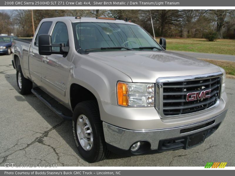 Front 3/4 View of 2008 Sierra 2500HD SLT Z71 Crew Cab 4x4