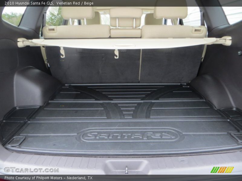 Venetian Red / Beige 2010 Hyundai Santa Fe GLS