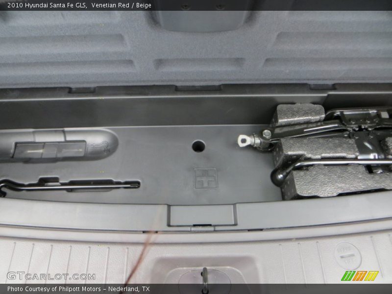 Venetian Red / Beige 2010 Hyundai Santa Fe GLS
