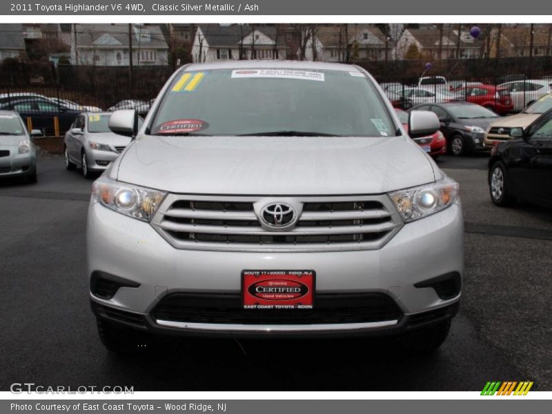 Classic Silver Metallic / Ash 2011 Toyota Highlander V6 4WD