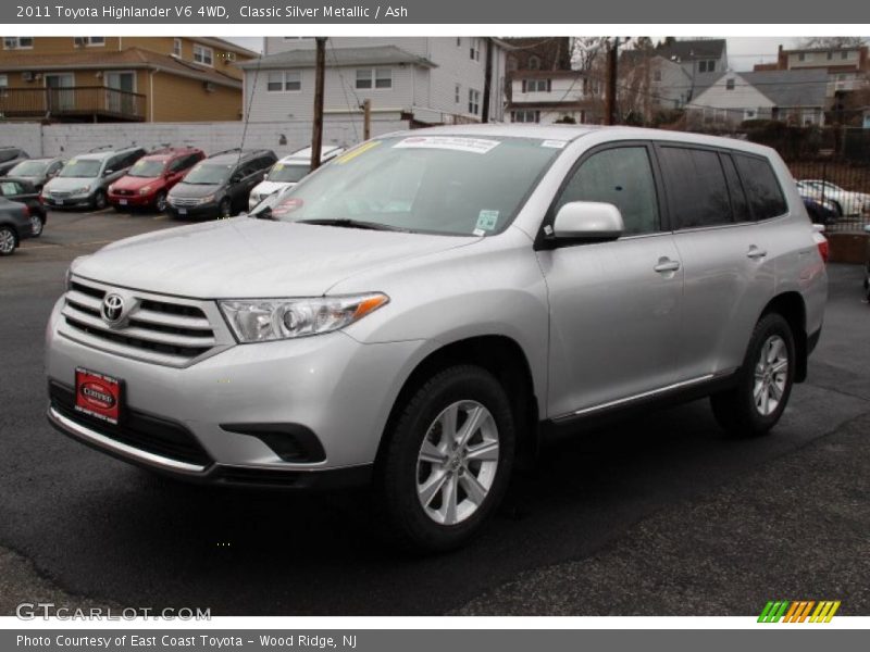 Classic Silver Metallic / Ash 2011 Toyota Highlander V6 4WD