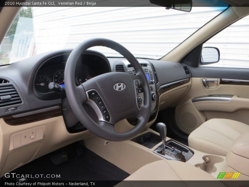 Beige Interior - 2010 Santa Fe GLS 