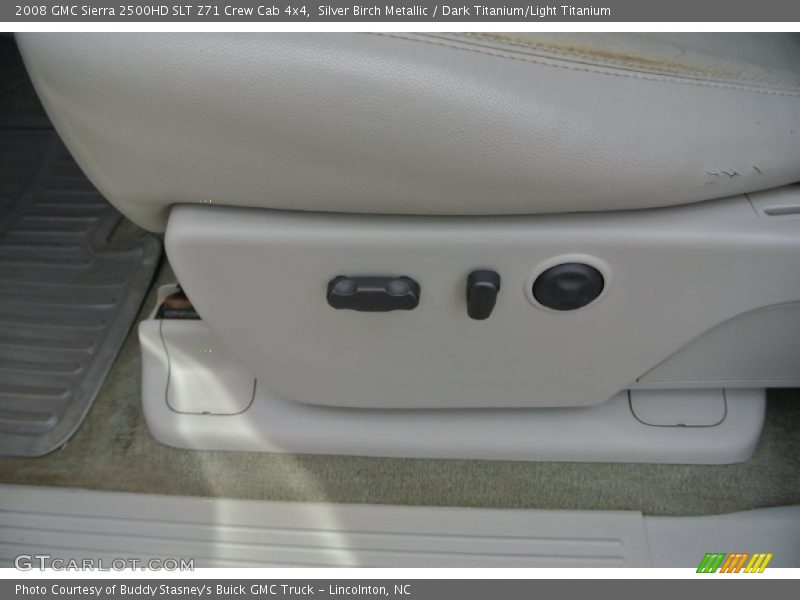 Silver Birch Metallic / Dark Titanium/Light Titanium 2008 GMC Sierra 2500HD SLT Z71 Crew Cab 4x4