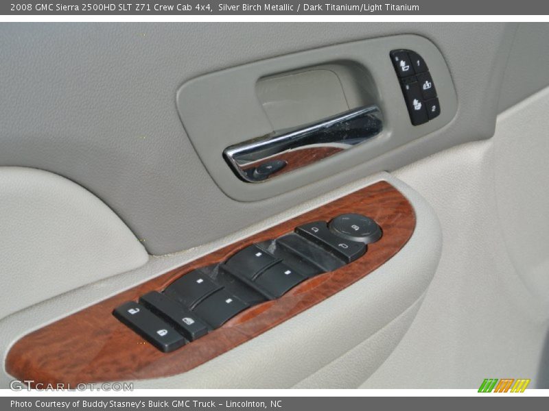 Silver Birch Metallic / Dark Titanium/Light Titanium 2008 GMC Sierra 2500HD SLT Z71 Crew Cab 4x4