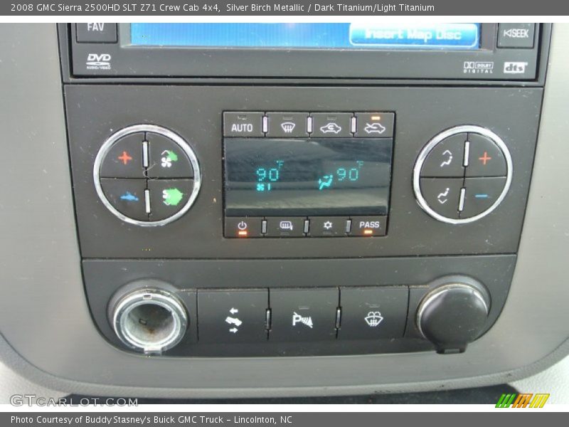 Silver Birch Metallic / Dark Titanium/Light Titanium 2008 GMC Sierra 2500HD SLT Z71 Crew Cab 4x4