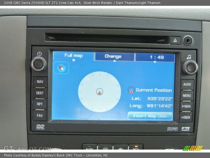 Silver Birch Metallic / Dark Titanium/Light Titanium 2008 GMC Sierra 2500HD SLT Z71 Crew Cab 4x4