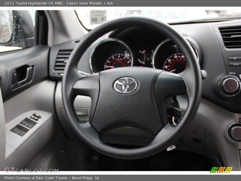 Classic Silver Metallic / Ash 2011 Toyota Highlander V6 4WD