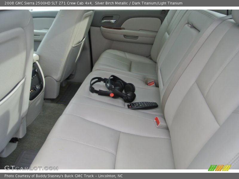 Silver Birch Metallic / Dark Titanium/Light Titanium 2008 GMC Sierra 2500HD SLT Z71 Crew Cab 4x4