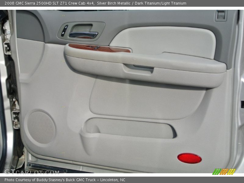 Silver Birch Metallic / Dark Titanium/Light Titanium 2008 GMC Sierra 2500HD SLT Z71 Crew Cab 4x4