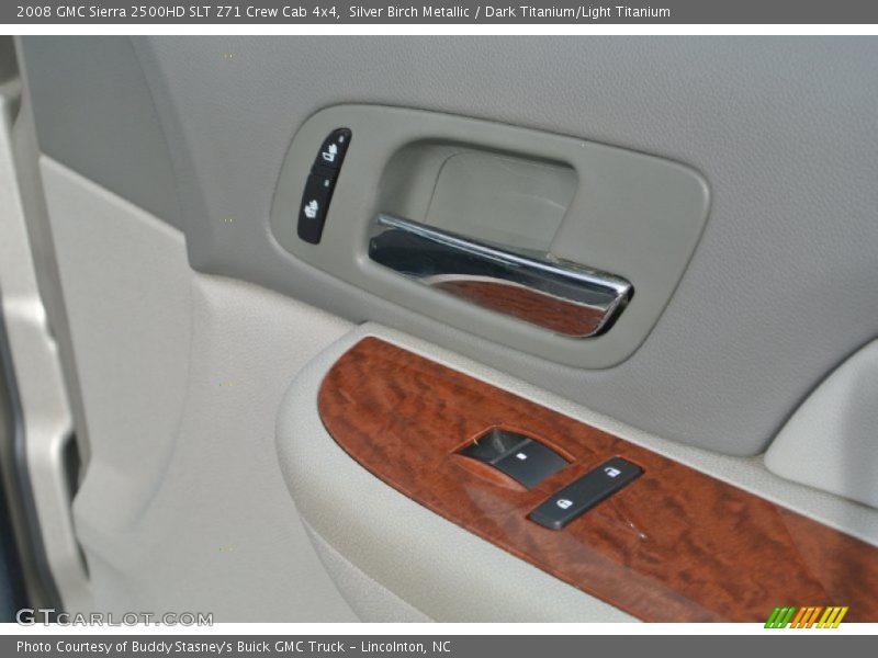 Silver Birch Metallic / Dark Titanium/Light Titanium 2008 GMC Sierra 2500HD SLT Z71 Crew Cab 4x4