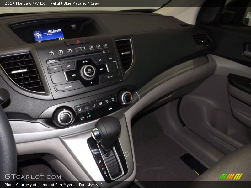 Twilight Blue Metallic / Gray 2014 Honda CR-V EX