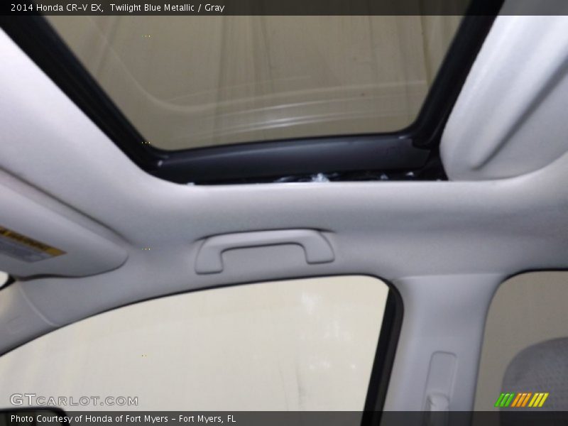 Twilight Blue Metallic / Gray 2014 Honda CR-V EX