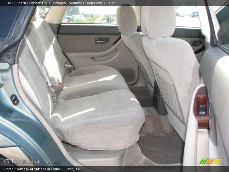 Seamist Green Pearl / Beige 2003 Subaru Outback H6 3.0 Wagon