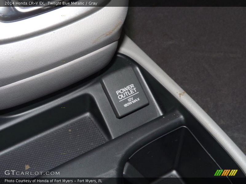 Twilight Blue Metallic / Gray 2014 Honda CR-V EX