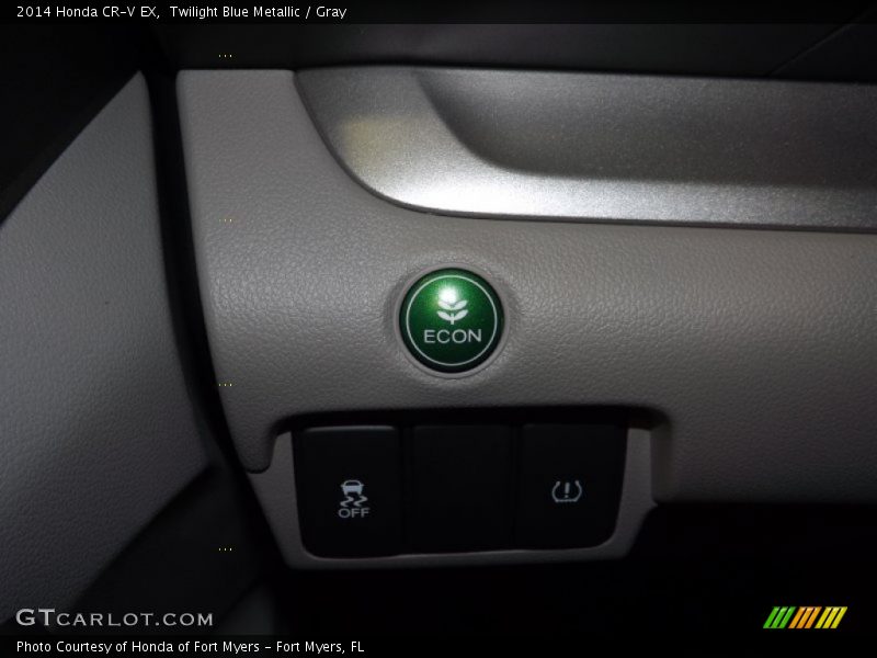 Twilight Blue Metallic / Gray 2014 Honda CR-V EX