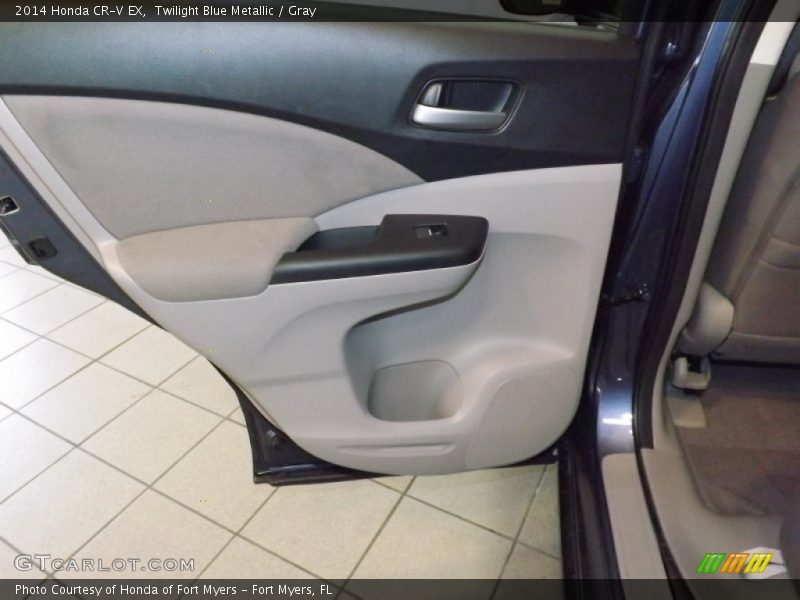 Twilight Blue Metallic / Gray 2014 Honda CR-V EX