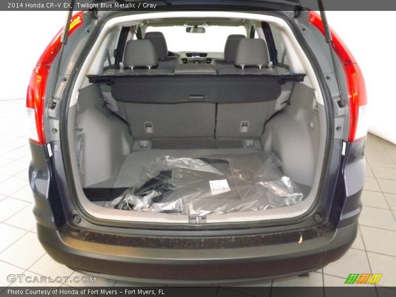 Twilight Blue Metallic / Gray 2014 Honda CR-V EX