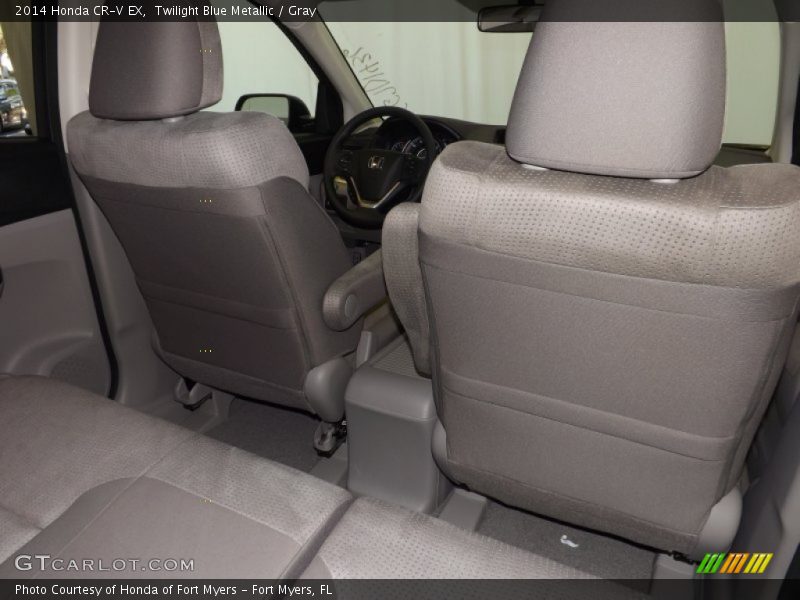Twilight Blue Metallic / Gray 2014 Honda CR-V EX