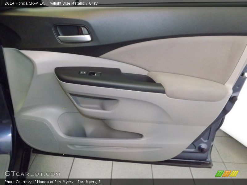 Twilight Blue Metallic / Gray 2014 Honda CR-V EX