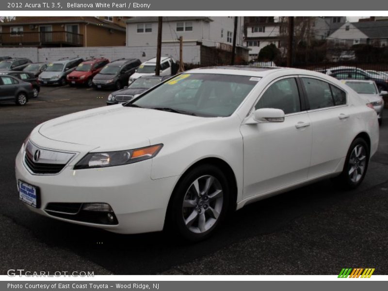Bellanova White Pearl / Ebony 2012 Acura TL 3.5