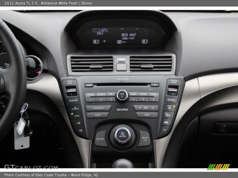 Bellanova White Pearl / Ebony 2012 Acura TL 3.5