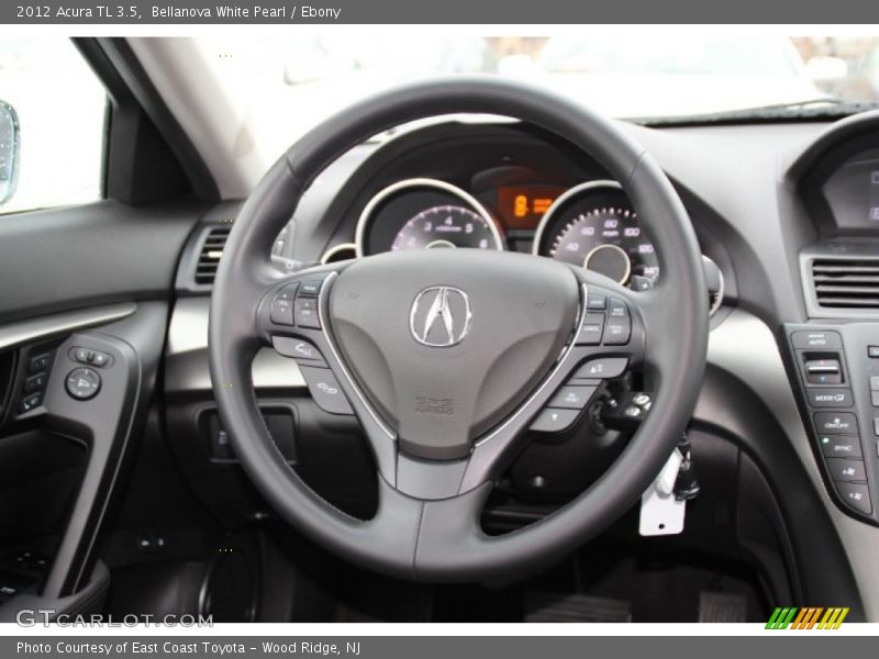 Bellanova White Pearl / Ebony 2012 Acura TL 3.5