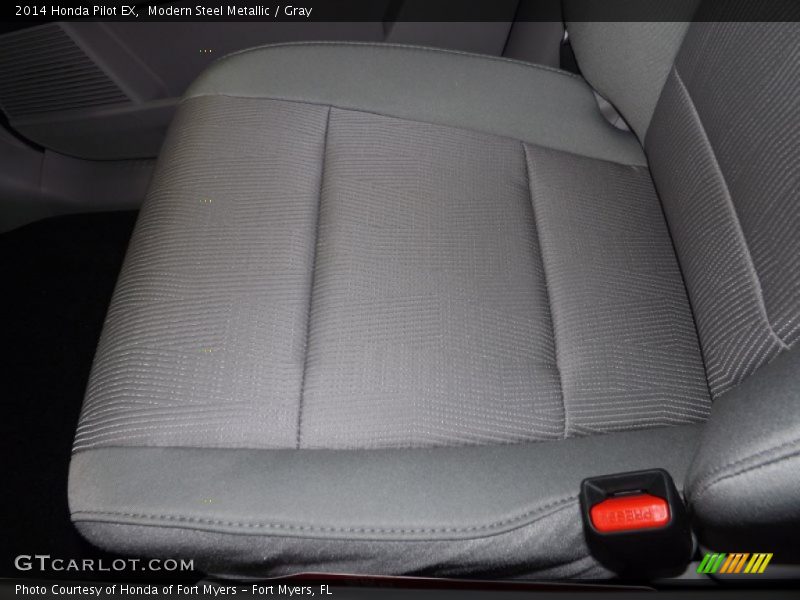 Modern Steel Metallic / Gray 2014 Honda Pilot EX