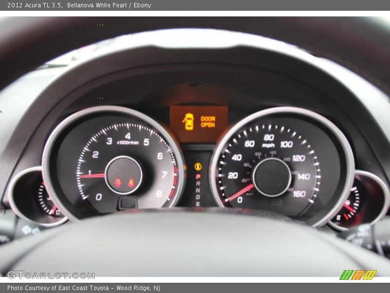 Bellanova White Pearl / Ebony 2012 Acura TL 3.5