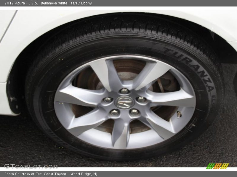 Bellanova White Pearl / Ebony 2012 Acura TL 3.5