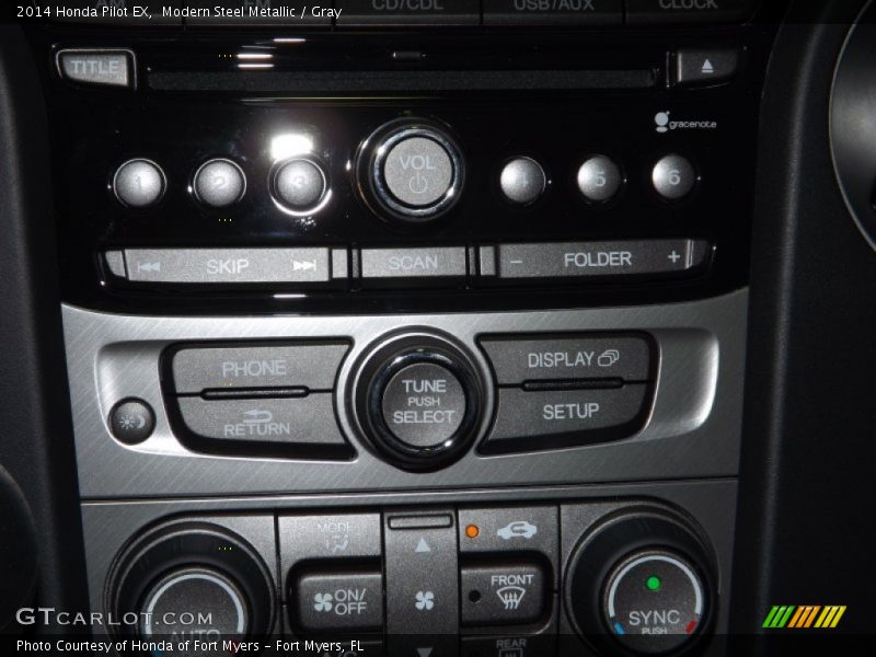 Modern Steel Metallic / Gray 2014 Honda Pilot EX