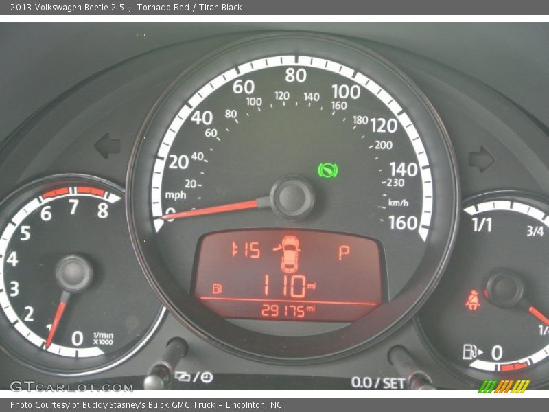 Tornado Red / Titan Black 2013 Volkswagen Beetle 2.5L